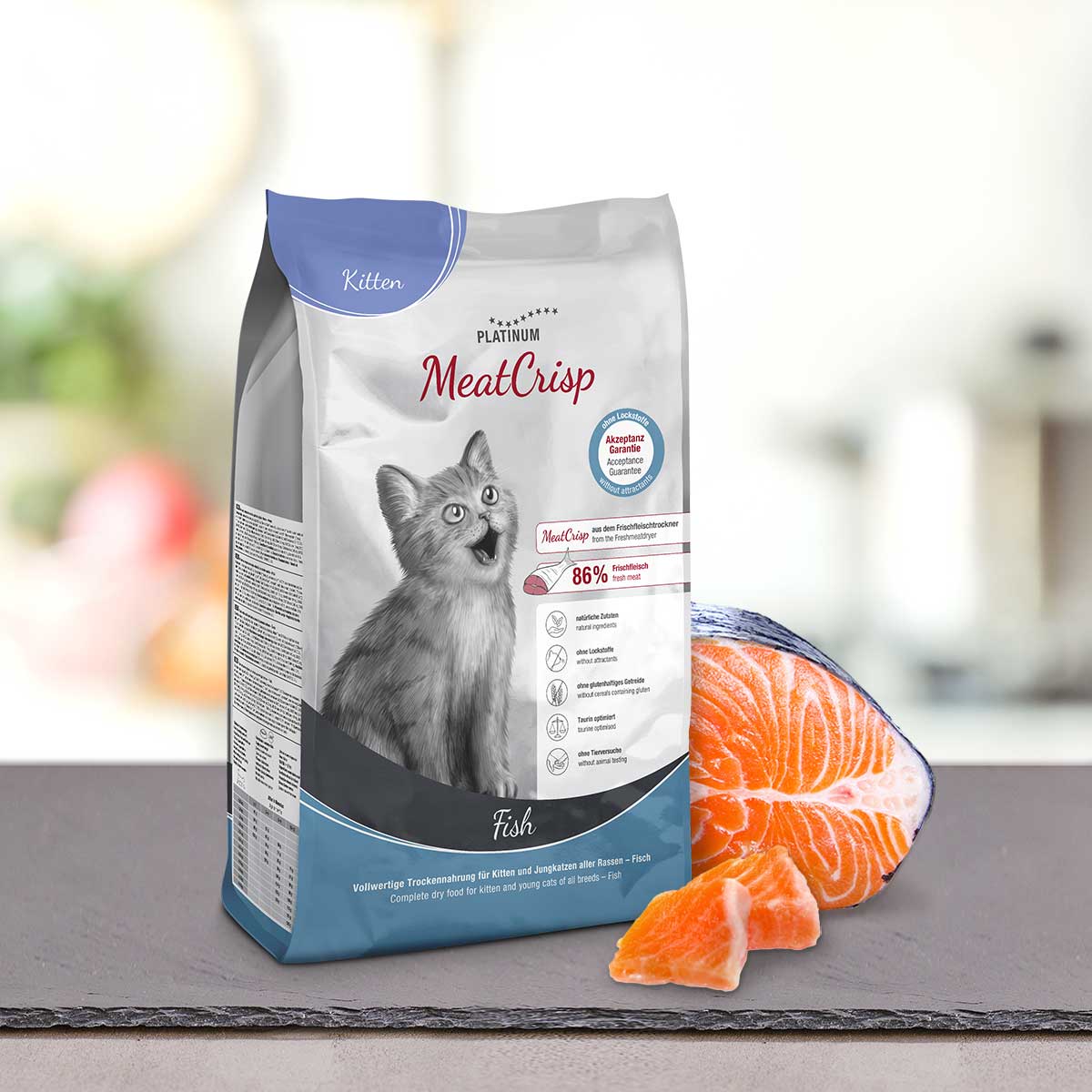 MeatCrisp Kitten Fish, suha hrana za mačke