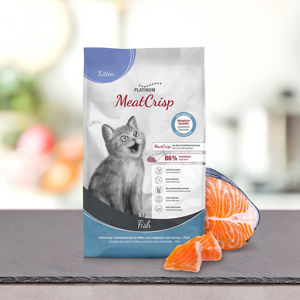 MeatCrisp Kitten Fish, suha hrana za mačke
