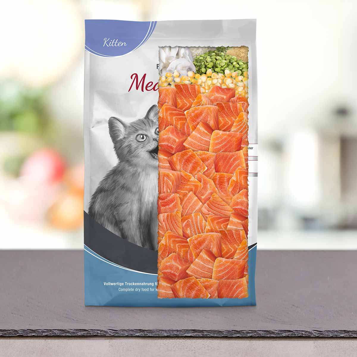 MeatCrisp Kitten Fish, suha hrana za mačke